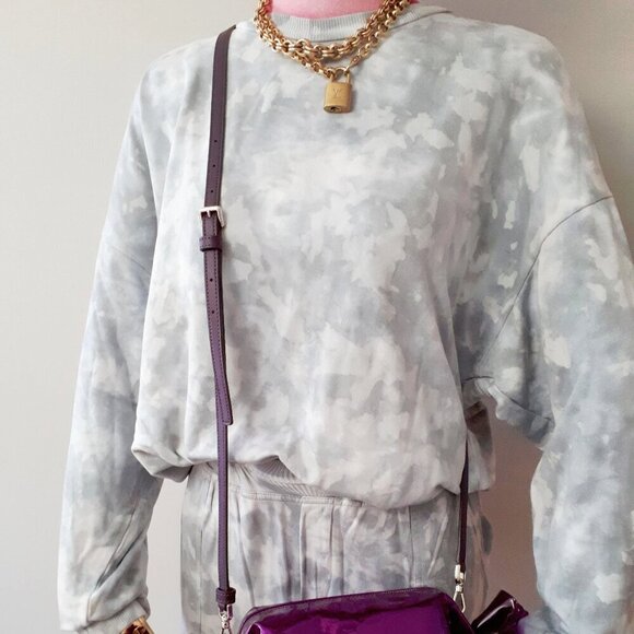 NWT YFB tie dye sweatshirt & sweatpants coordinated loungewear set, L - Picture 6 of 14